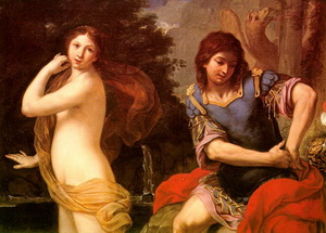 Джованни Андреа Серрина (1610–1670). Анжелика, убегающая от Руджеро