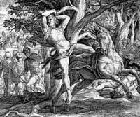 Гибель Авессалома.
Юлиус фон Каросфельд, I860