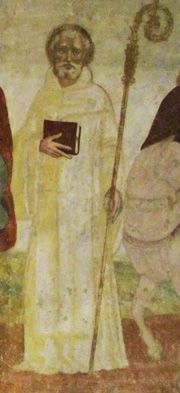 Сан-Микеле-аль-Поццо-Бьянко, Бергамо. Святой Колумбан