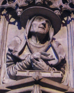 Иероним Стридонский. Деталь кафедры (собор св. Стефана, Вена)