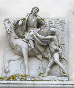 Аббатство Сан-Мартино, Неаполь. Святой Мартин и нищи