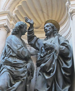 Вероккьо. Уверение святого Фомы