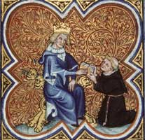 Св. Эгидий Римский и король Франции Филипп Красивый