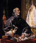 Эль Греко. Святой Ильдефонс Толедский. 1603-05