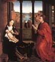 Рогир ван дер Вейден. Евангелист Лука, рисующий портрет Богоматери. Ок. 1450 г.