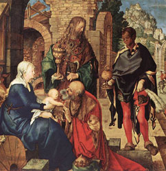 Альбрехт Дюрер. Поклонение волхвов. 1504