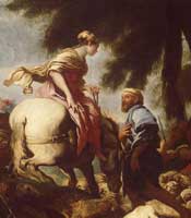 Джованни Бенедетто Кастильоне. Встреча Исаака и Ребекки. 1640