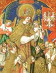 Станислав, епископ Краковский (ум. 1079). Средневековая миниатюра