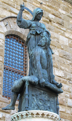 Донателло. Юдифь. Площадь Синьории, Флоренция